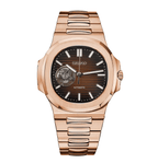 Seiko Mod Nautilus RG Open Heart - Watches By Cody