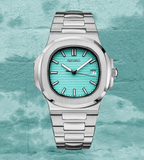 Seiko Mod Nautilus Tiffany Blue - Watches By Cody