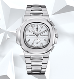 Seiko Mod Nautilus White Chrono - Watches By Cody