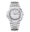 Seiko Mod Nautilus White Chrono - Watches By Cody