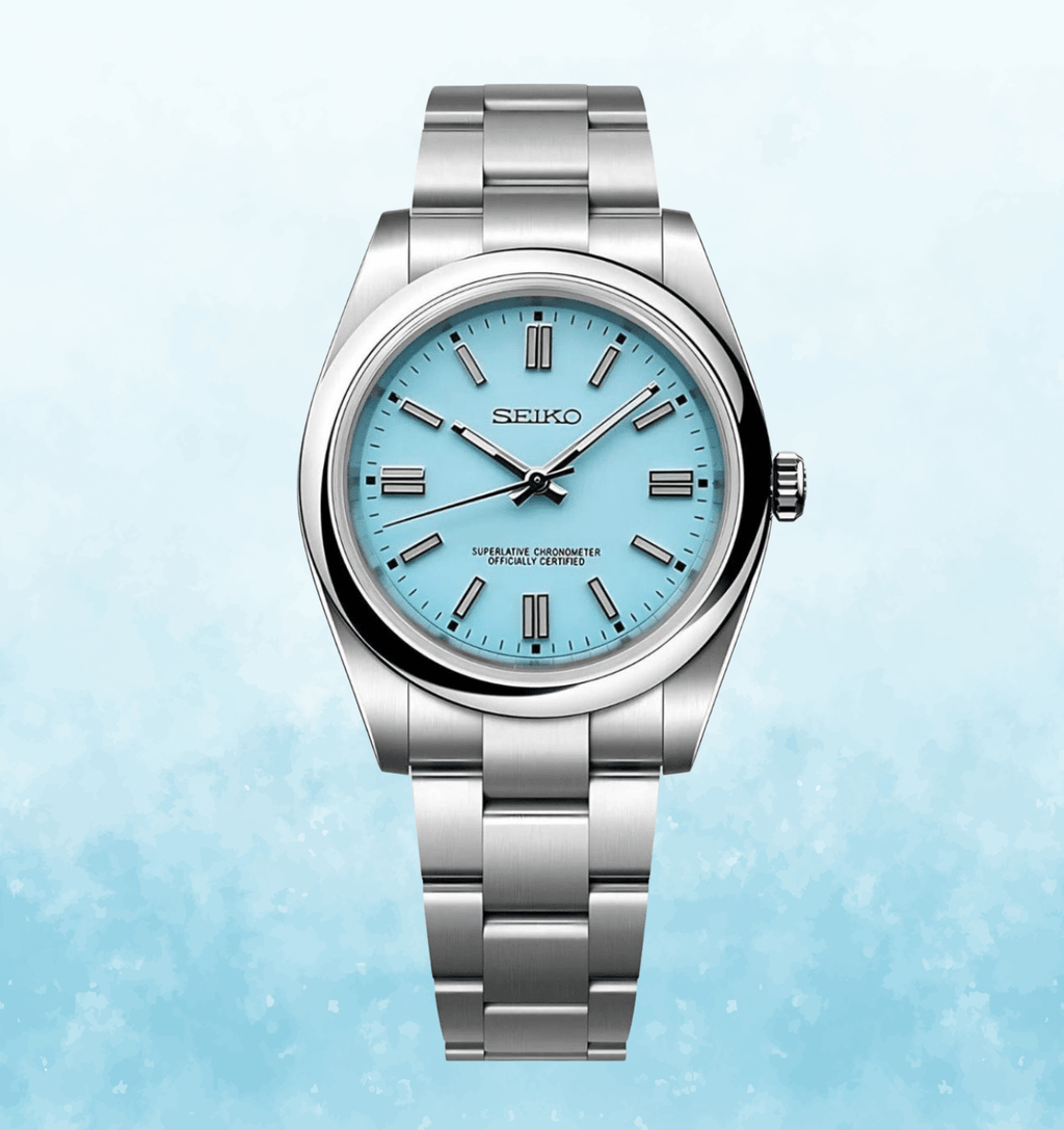 Seiko Mod Oyster Perpetual Tiffany - Watches By Cody
