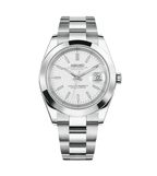 Seiko Mod Oyster Perpetual White - Watches By Cody