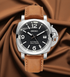 Seiko Mod Paneiko Brown Black - Watches By Cody