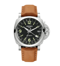 Seiko Mod Paneiko GMT Brown Black - Watches By Cody