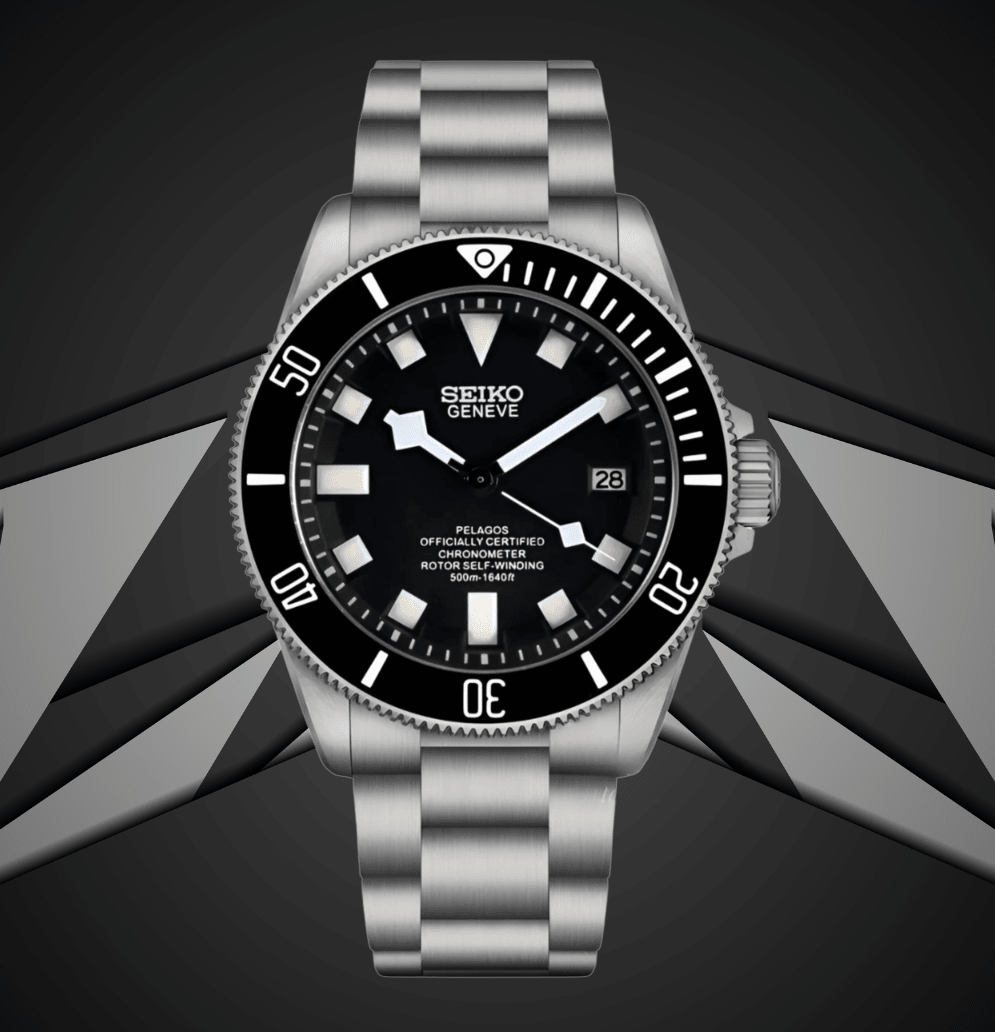 Seiko Mod Pelagos Black - Watches By Cody