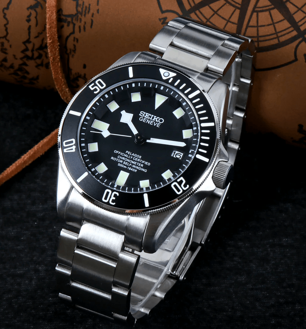 Seiko Mod Pelagos Black - Watches By Cody