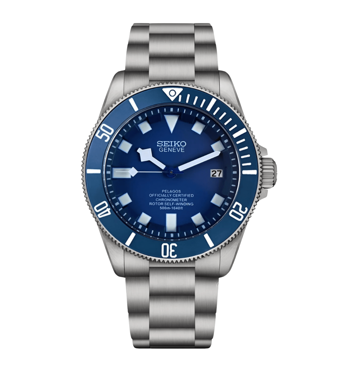 Seiko Mod Pelagos Blue - Watches By Cody