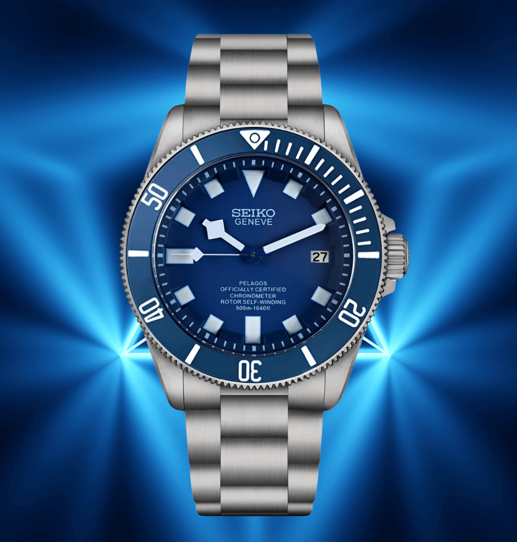 Seiko Mod Pelagos Blue - Watches By Cody