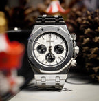 Seiko Mod Royal Oak Chrono Panda - Watches By Cody