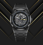 Seiko Mod Royal Oak Midnight Skeleton - Watches By Cody