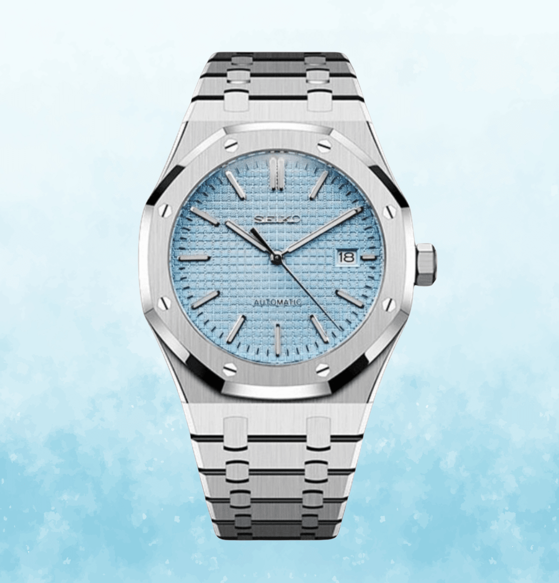 Seiko Mod Royal Oak Tiffany - Watches By Cody