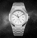 Seiko Mod Royal Oak White - Watches By Cody