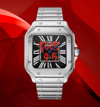 Seiko Mod Santos "9-5" Black - Watches By Cody
