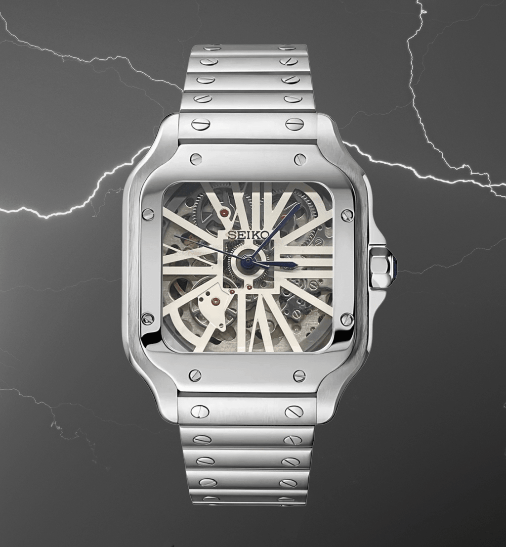Seiko Mod Santos Skeleton - Watches By Cody