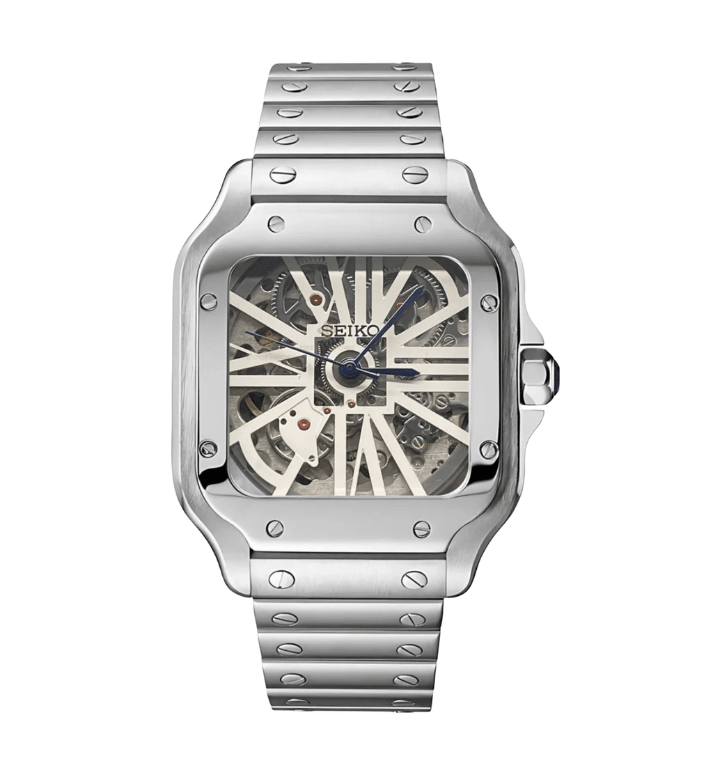 Seiko Mod Santos Skeleton - Watches By Cody