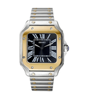 Seiko Mod Santos Twotone Black - Watches By Cody