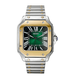 Seiko Mod Santos Twotone Green - Watches By Cody