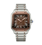 Seiko Mod Santos Twotone Mocha - Watches By Cody