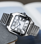 Seiko Mod Santos White - Watches By Cody