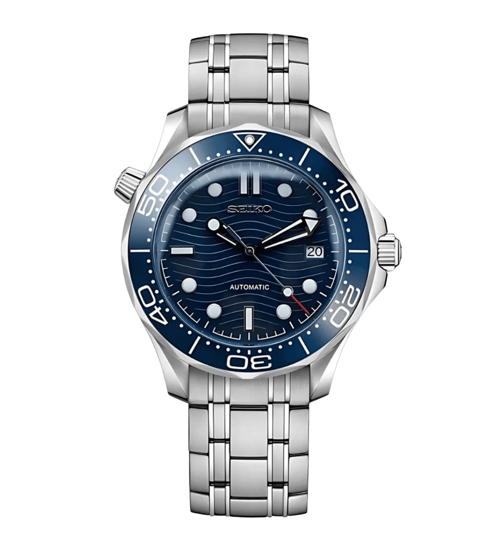 Seiko Mod Seamaster Blue - Watches By Cody