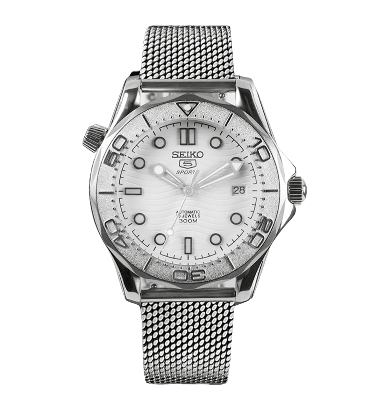 Seiko Mod Seamaster White - Watches By Cody