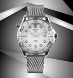 Seiko Mod Seamaster White - Watches By Cody
