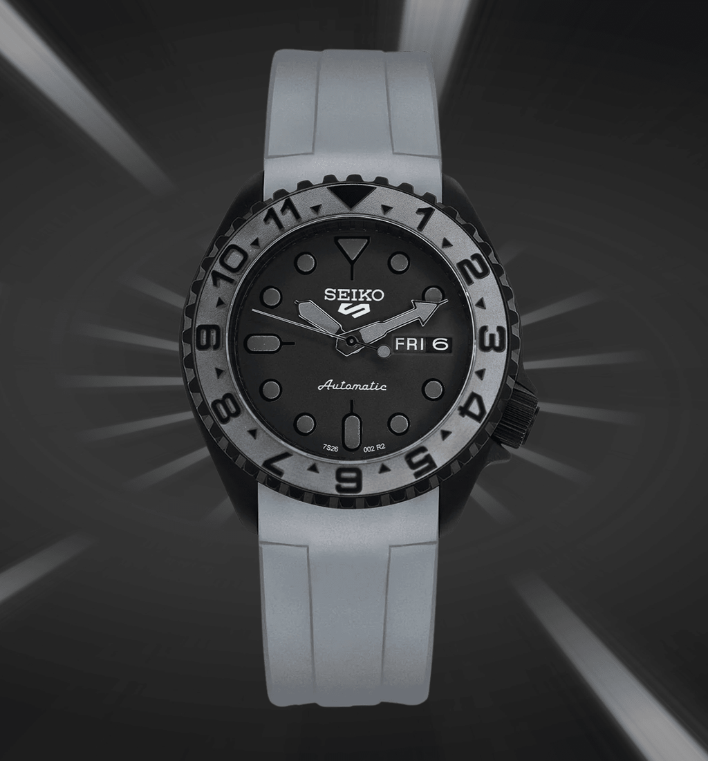 Seiko Mod SKX007 Black Gray - Watches By Cody