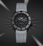 Seiko Mod SKX007 Black Gray - Watches By Cody