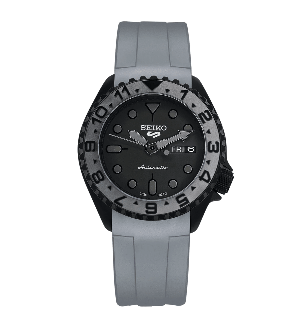 Seiko Mod SKX007 Black Gray - Watches By Cody