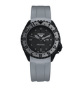 Seiko Mod SKX007 Black Gray - Watches By Cody