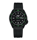 Seiko Mod SKX007 Black Green - Watches By Cody