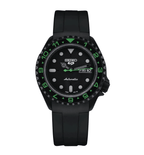 Seiko Mod SKX007 Black Green - Watches By Cody