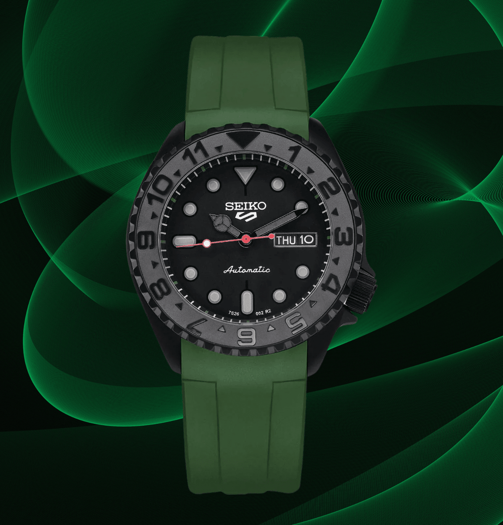 Seiko Mod SKX007 Green Army - Watches By Cody