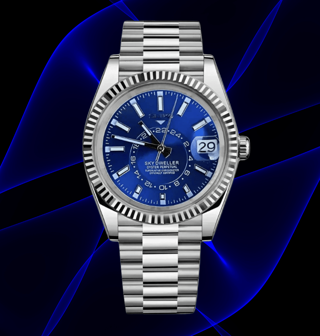 Seiko Mod Sky-Dweller Blue - Watches By Cody