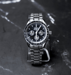 Seiko Mod Speedmaster Black - Watches By Cody