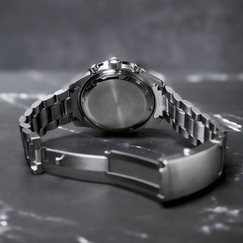 Seiko Mod Speedmaster Black - Watches By Cody
