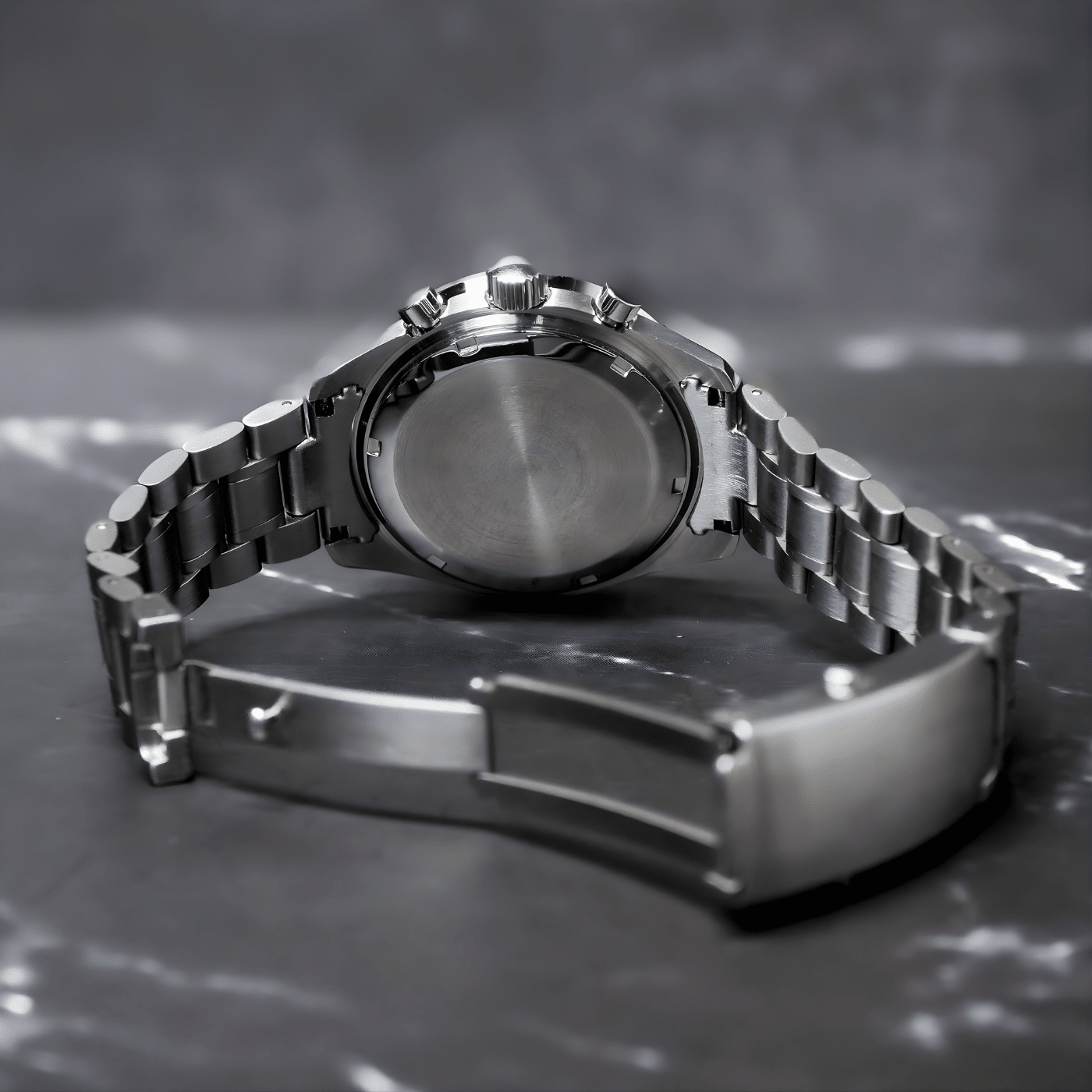 Seiko Mod Speedmaster Black - Watches By Cody