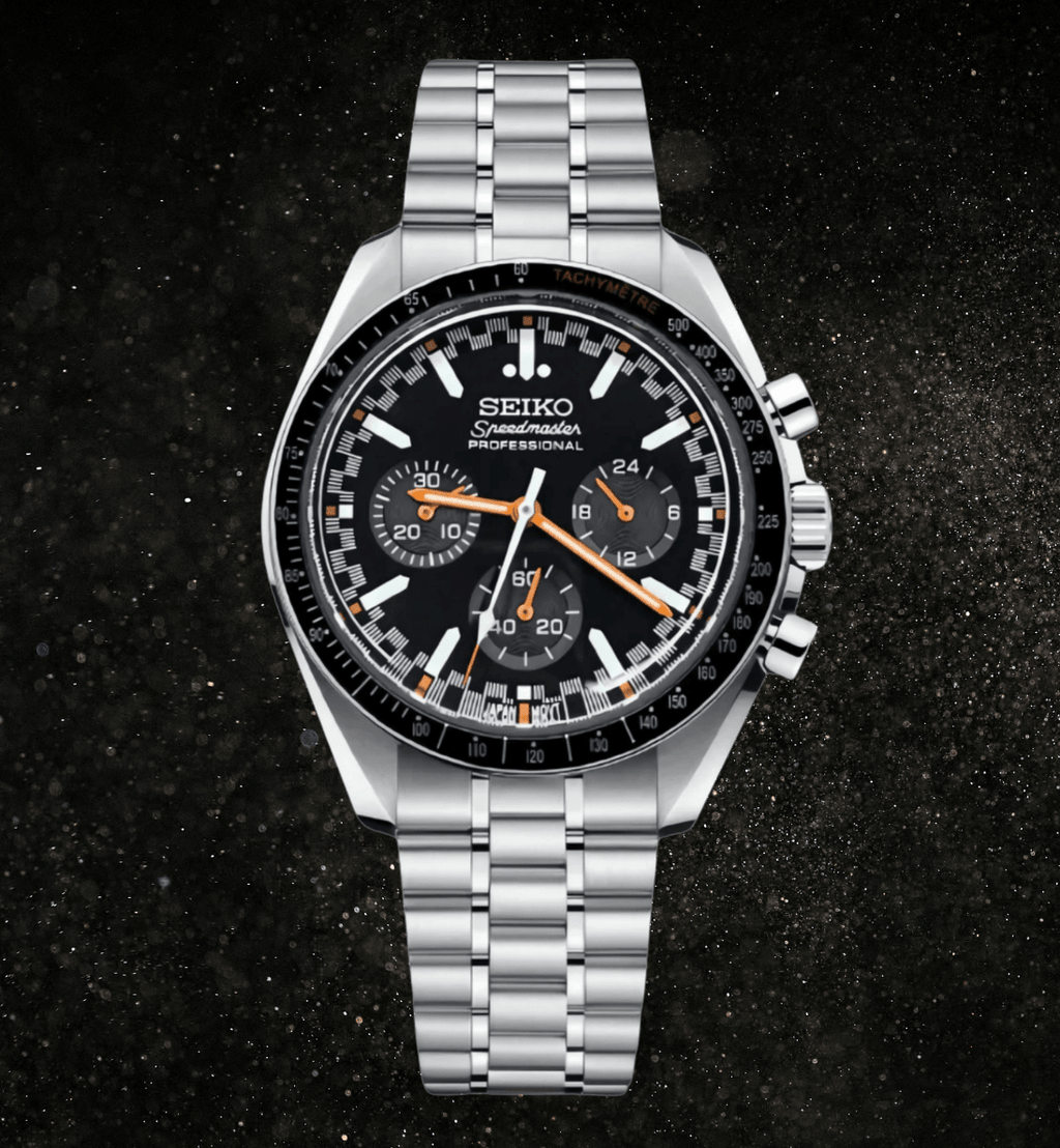 Seiko Mod Speedmaster Midnight - Watches By Cody