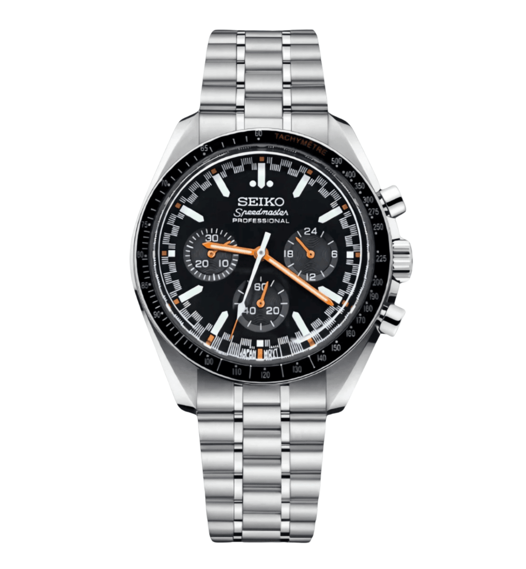Seiko Mod Speedmaster Midnight - Watches By Cody
