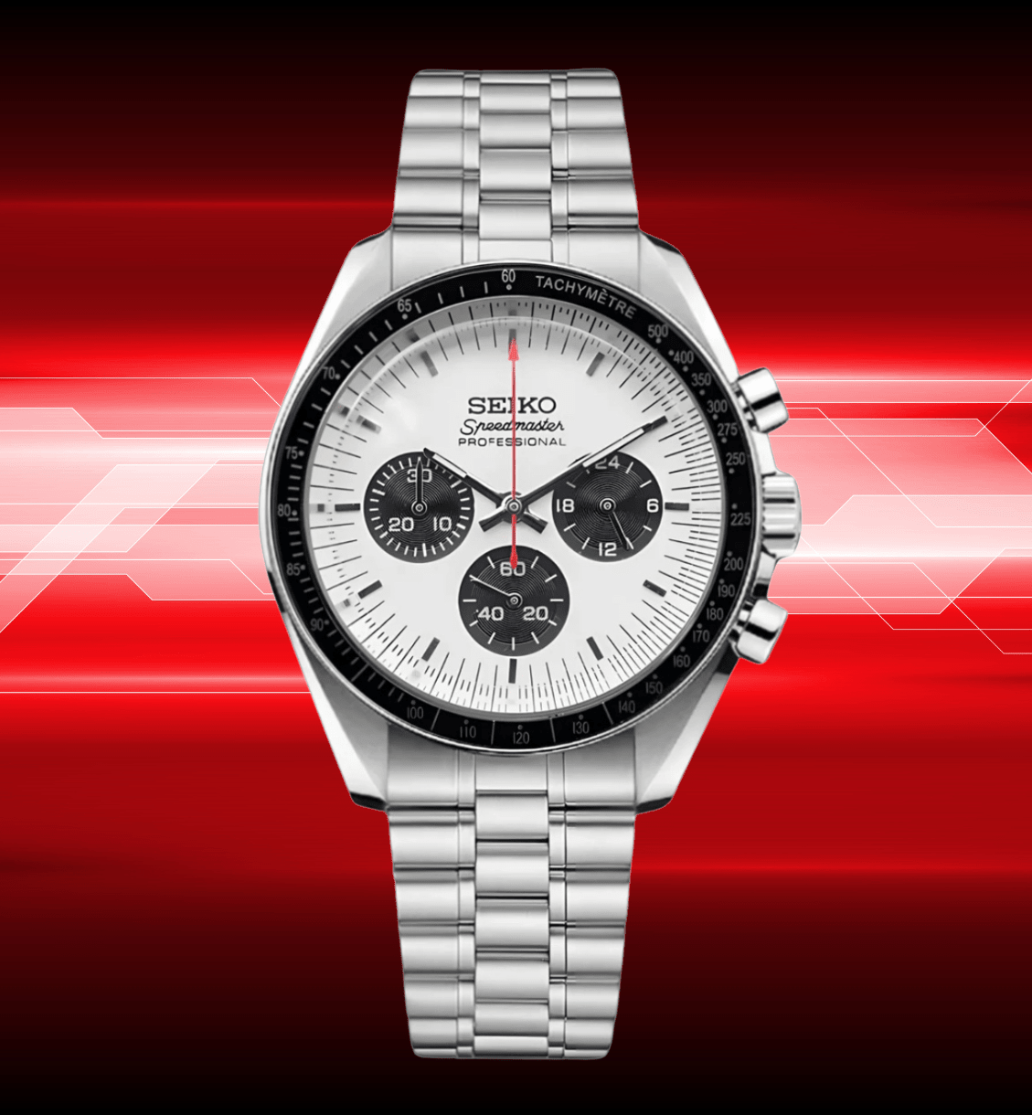 Seiko Mod Speedmaster White - Watches By Cody