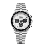 Seiko Mod Speedmaster White - Watches By Cody