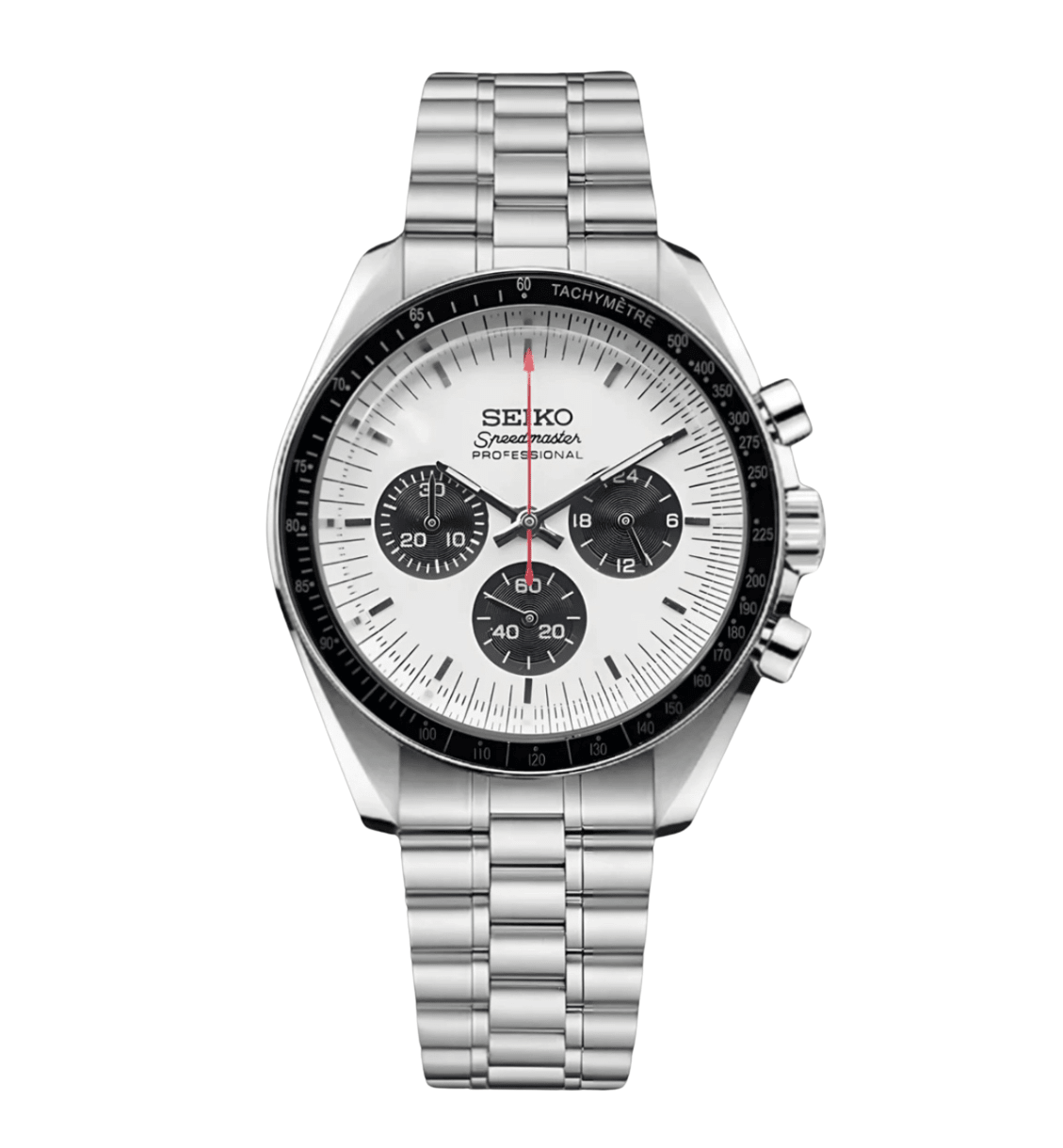 Seiko Mod Speedmaster White - Watches By Cody
