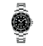 Seiko Mod Submariner Black - Watches By Cody