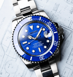Seiko Mod Submariner Blue - Watches By Cody