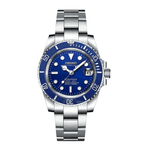 Seiko Mod Submariner Blue - Watches By Cody