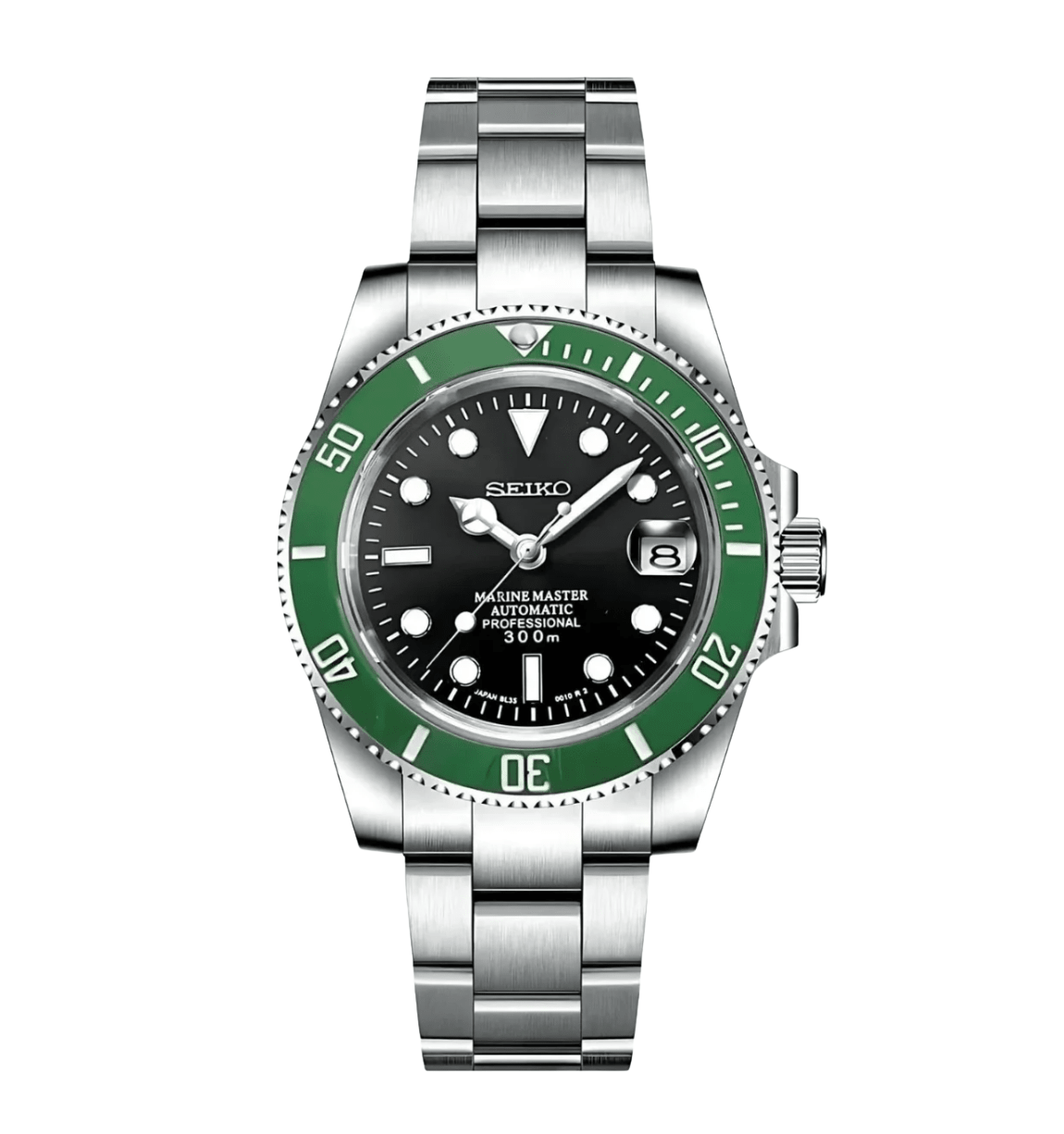Seiko Mod Submariner Kermit - Watches By Cody
