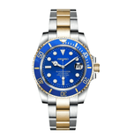 Seiko Mod Submariner Two - tone Blue - Watches By Cody