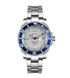 Seiko Mod Submariner White Blue - Watches By Cody