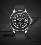 Seiko Mod Yacht Master Black - Watches By Cody