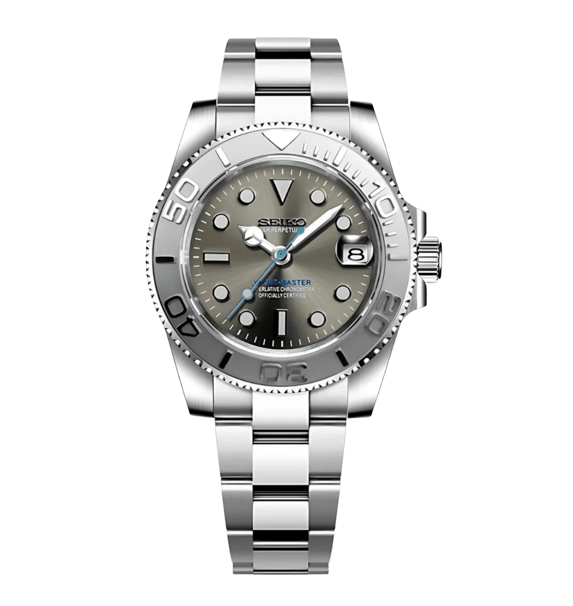 Seiko Mod Yacht Master Bronze - Watches By Cody
